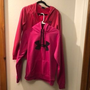 Two medium Under Armour hoodies